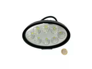 Arbeitsleuchte, 8 LEDs, Kunststoffgehäuse, 27W, oval (0)