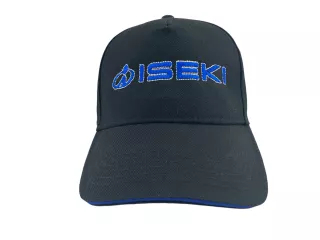 Baseball cap with embroidered Iseki (black) (1)