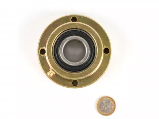 Bearing with housing for cutting height adjusting roller of EFGC flail mowers (2)