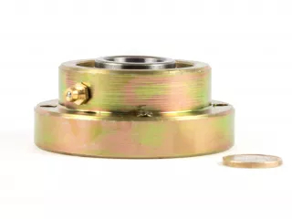 Bearing with housing for cutting height adjusting roller of EFGC flail mowers (3)