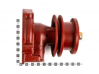 Belarus/MTS Wasserpumpe komplett (einreihig Keilriemenscheibe, '80 und '82) (6)