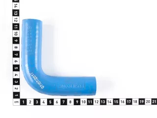 Belarus/MTZ cooling hose for thermostat (silicone) (1)