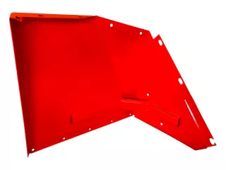 Belarus/MTZ rear panoramic rear fender, factory, right, blue (1)