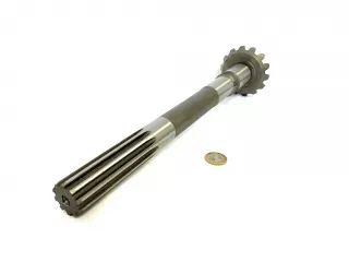 Belarus/MTZ shaft 063 vertical (drive front axle short) (2)