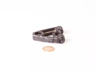 Belarus/MTZ side window hinge a new type of metal (frameless side glass) original (2)