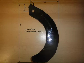 Bodenfräse Messer für japanische Kleintraktoren Hinomoto SONDERANGEBOT! (6)