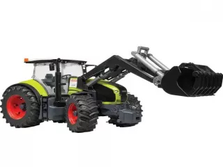 Bruder toy Claas Axion 950 tractor with front loader (1)