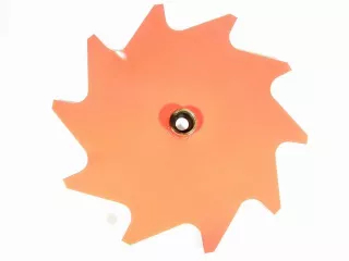 cultivator row protector star,right, Super-Crop (0)