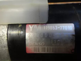 Denso starter motor, YM119853-77010, (228000-6080) used (1)