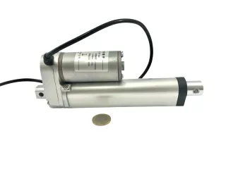 Electric quick coupler adjustment cylinder for front loader, with switch (3)