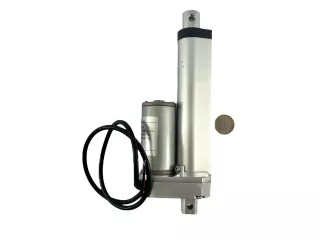 Electric quick coupler adjustment cylinder for front loader, with switch (4)