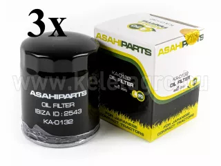 engine oil-filter for Japanese compact tractor KA-O132, set of 3 pieces, SUPER SALE PRICE! (0)