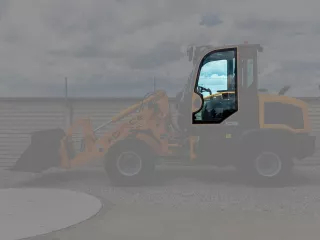 Force 1012 Stage V wheel loader window glass, left door (1)