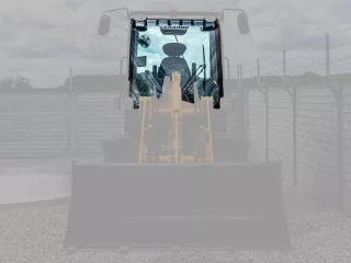 Force 1016 Stage V wheel loader window glass, front (1)