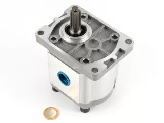 Force wheel loader hydraulic pump for transmission (4 bolts version) (3)