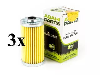 fuel filter cartridge for Japanese compact tractors KA-F102, set of 3 pieces, SUPER SEAL PRICE! (0)