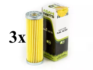 fuel filter cartridge for Japanese compact tractors KA-F105, set of 3 pieces, SUPER SALE PRICE! (0)