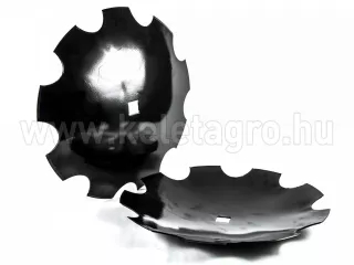 Harrow disc, 460mm, notched, (boron steel) AsahiParts, set of 10 pieces (6)