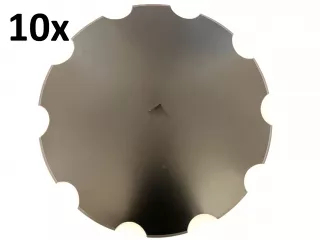 Harrow disc, 560mm, notched, (boron steel) AsahiParts, set of 10 pieces, SPECIAL PRICE! (1)
