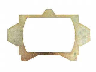 headlight support plate for Cobo headlight, version 1. (1)