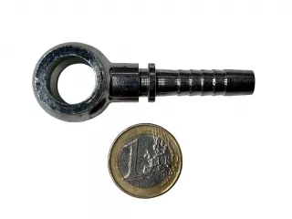 Hydraulic hose eye connector 1/4