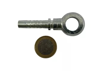 Hydraulic hose eye connector 1/4