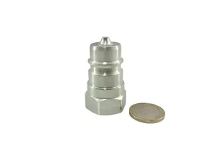 Hydraulische Schnellkupplung 'männlich' mit Innengewinde, M20 (0)