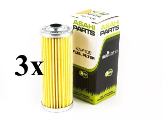 Kraftstoff Filter für japanischen Kleintraktoren KA-F106, Packet von 3 Stück, SONDERPREIS! (0)
