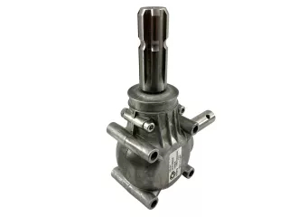 L gearbox 1:1, 15 HP for lawn mower / flail mower / fertilizer spreader (1)