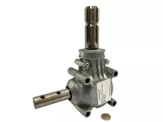 L gearbox 1:1, 15 HP for lawn mower / flail mower / fertilizer spreader (0)