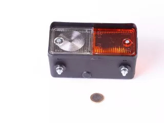 Lampe weiß-gelb, polnisch link (0)