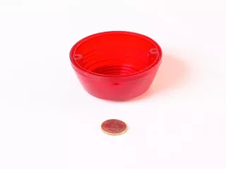 Leuchtenschirm rot rund (Lampe kombiniert) (1)