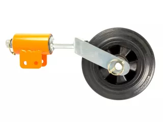 mounted, self-aligning wheel for Komondor SFNY lawnmowers (4)