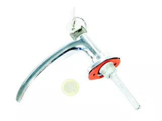 MTS Türklinke + Schlüssel mit Verschluss (englisch)Metall (1)