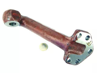 MTZ-82 track lever left (old type, driver pin version) mounting with 3 screws and two driver pins (1)