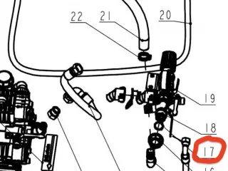 O-ring (23.5*2.65) for Komondor FAP-200 sprayer (1)