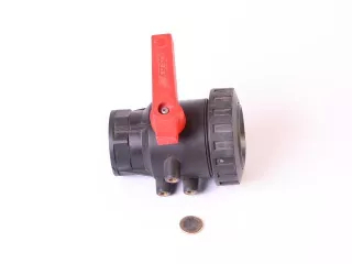 Pflanzenschutzspritzen Verriegelung Hahn mit Kugel 2-Position 1