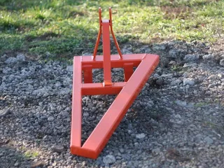Plow frame for 2-headed Komondor ploughs (2)