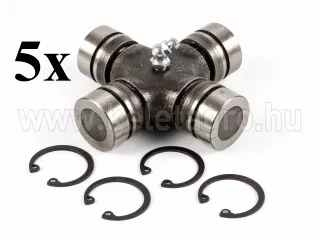 PTO shaft cross joint 25x79mm, inner seeger rings, for Japanese compact tractors, set of 5 pieces, SUPER SALE PRICE! (0)