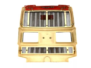 Radiator grille for Yanmar F-13, F-13D, F-14, F-14D, F-15, F-15D, F-16, F-16D, F-17, F-17D Japanese compact tractors, used. (1)