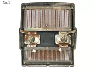 Radiator grille for Yanmar F-18, F-18D, F-20, F-20D, F-22, F-22D, F-24, F-24D Japanese compact tractors, used. (2)