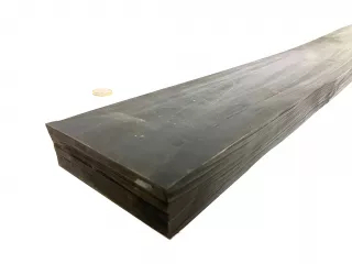 Rubber edge 125x10x3cm for Komondor sliding plates (1)