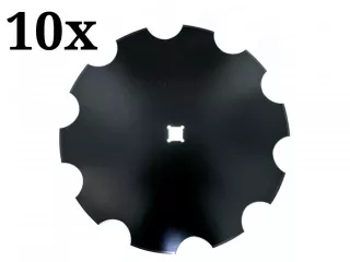 Scheibe 510mm, gezackt, (Borstahl) AsahiParts, Packet von 10 Stück (0)