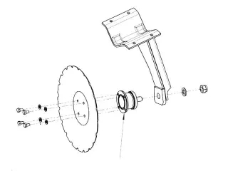 Short plate bearing unit (4 bores) (1)