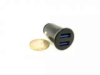 Short USB car charger (cigarette lighter) (0)