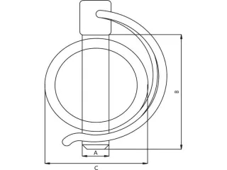 Sicherungsbolzen + Federring 10x40 (1)