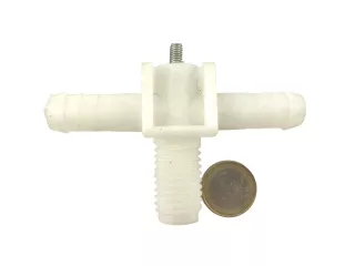 Spray nozzle body T polish (secured with screws) (0)