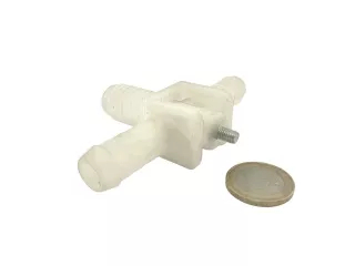 Spray nozzle body T polish (secured with screws) (1)