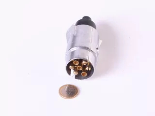 Stecker 7 polig (metallisch) (0)