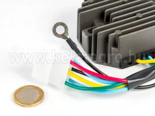 Voltage regulator with 6-cable connector for Kubota and Yanmar Japanese compact tractors, set of 10 pieces, SPECIAL OFFER! (3)